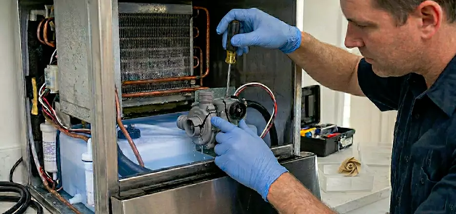 Commercial Ice Maker Water Pump Repair in Encinitas