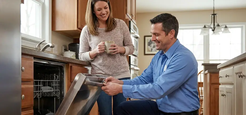 Dishwasher Latch Handle Replacement in Encinitas