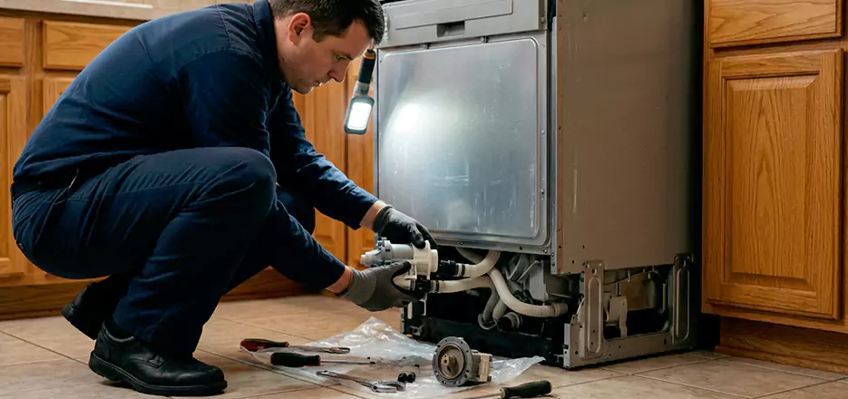 Dishwasher Drain Hose Repair in Encinitas
