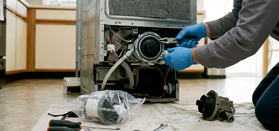 Dishwasher Motor Pump Replacement in Encinitas