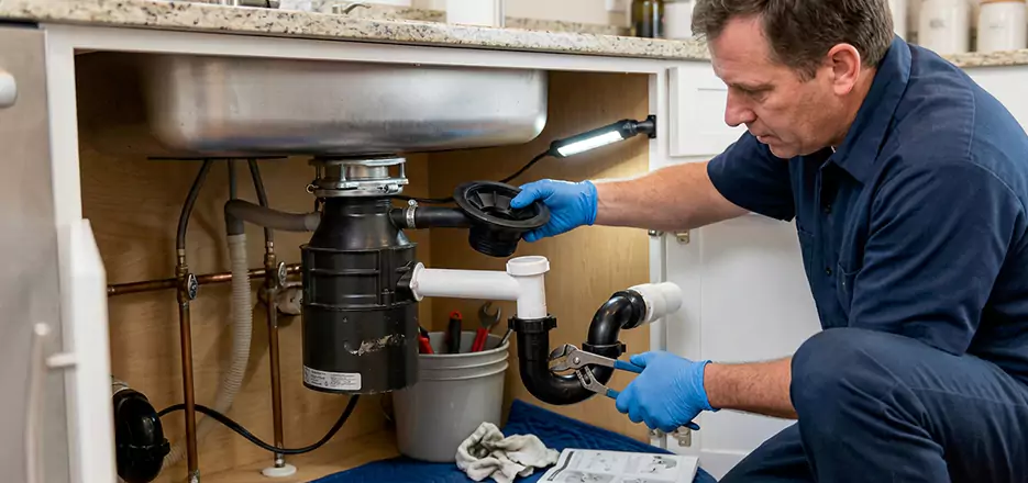 Garbage Disposal Splash Guard and Trap Installation in Encinitas