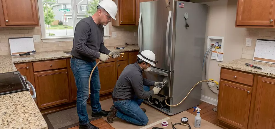 Propane Refrigerator Installation in Encinitas